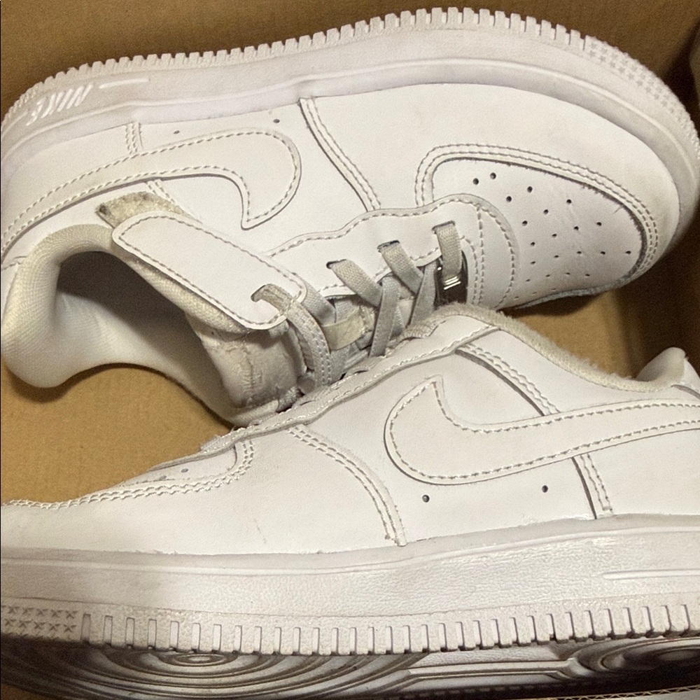 Nike Kids All-White Sneakers